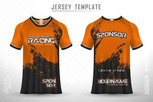 sport jersey och t-shirt mall sport jersey design vektor mockup.