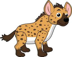 söt hyena designad använder sig av vektor rader. du kan justera de linje tjocklek