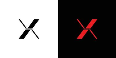 modern och sofistikerad logotypdesign med bokstaven x initialer vektor