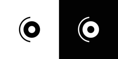 modern och unik brev co initialer logotyp design vektor