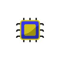 chip ikon vektor design mallar