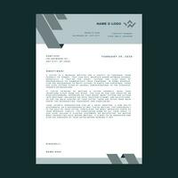 professionell företags- företag brev vektor mall. enkel och rena skriva ut redo design.
