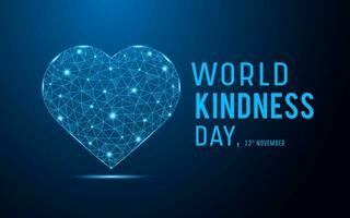 Welt Freundlichkeit Tag ist beobachtete jeder Jahr im November 13. Vektor Illustration auf das Thema von Welt Freundlichkeit Tag. Vorlage zum Banner, Gruß Karte, Poster mit Hintergrund.