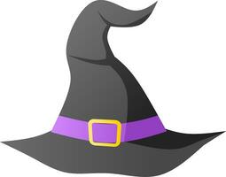 häxa hatt ikon vektor för Lycklig halloween händelse. häxa hatt ikon den där kan vara Begagnade som symbol, tecken eller dekoration. häxa hatt ikon grafisk resurs för halloween tema vektor design