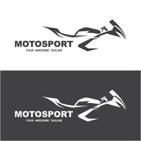 Motorsport Logo Symbol Vektor Illustration Design