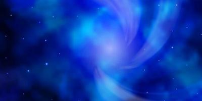 mörkrosa, blå vektorstruktur med vackra stjärnor. vektor