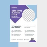 Corporate Business Flyer Vorlage vektor
