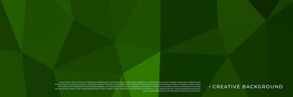 abstrakt grön trianglar bakgrund för design mall vektor