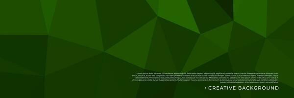 abstrakt Grün Dreiecke Hintergrund zum Design Vorlage vektor