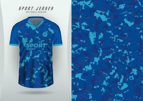 Hintergrund zum Sport, Jersey, Fußball, Laufen Jersey, Rennen Jersey, Radfahren, Muster, Grunge, Blau und Licht Blau. vektor