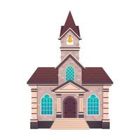 Kirche Illustration auf Weiß Hintergrund vektor