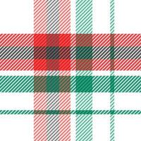 traditionell Weihnachten Plaid Muster - - festlich rot und Grün Tartan zum Urlaub Jahreszeit vektor