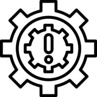 Automatisierung Störung Vektor Symbol Design