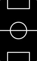 Fußball Tonhöhe Vektor Symbol Design