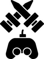 Kampf Spiel Vektor Symbol Design