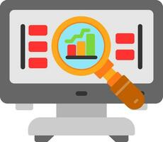 wettbewerbsfähig Analyse Vektor Symbol Design