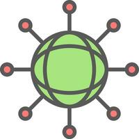 Netzwerk Benutzer Vektor Symbol Design