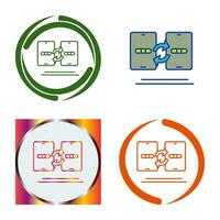data överföra vektor ikon