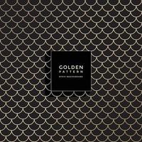 luxuriöses goldenes geometrisches Muster, abstrakter Musterhintergrund vektor