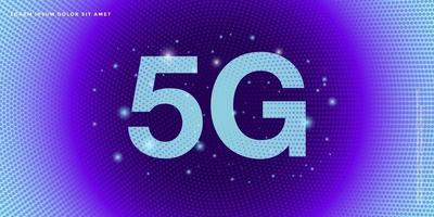 avancerad teknikbakgrund, abstrakt 5g -koncept, big data vektor