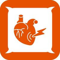 Vektorsymbol für Herzinfarkt vektor