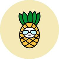 Ananas-Vektor-Symbol vektor