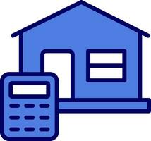 hus budget vektor ikon
