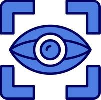 Auge Verfolgung Vektor Symbol