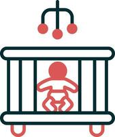 Baby Bett Vektor Symbol