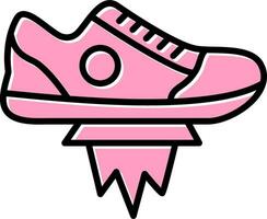 fliegend Schuhe Vektor Symbol