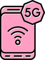 5g-Vektorsymbol vektor