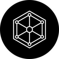 Hexagon-Vektor-Symbol vektor