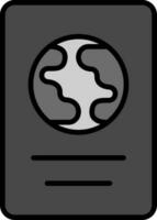 International Reisepass Vektor Symbol