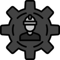 Arbeiter-Vektor-Symbol vektor