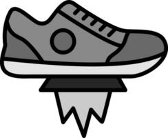 flygande skor vektor ikon