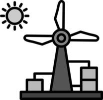 Wind Energie Vektor Symbol