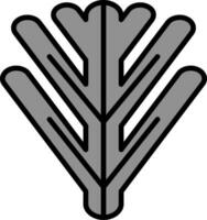 Philodendron Xanadu Vektor Symbol