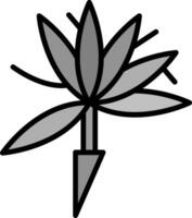 Vogel von Paradies Vektor Symbol