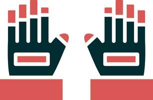 Hand Handschuh Vektor Symbol
