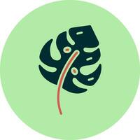 Monstera Deliciosa Vektor Symbol