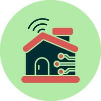 Smart-Home-Vektorsymbol vektor