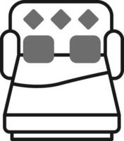 Sofa Bett Vektor Symbol