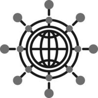 Netzwerk-Vektor-Symbol vektor