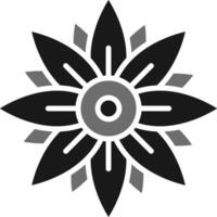 krysantemum vektor ikon