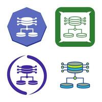 strukturerad data vektor ikon