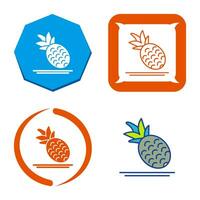 Ananas-Vektor-Symbol vektor