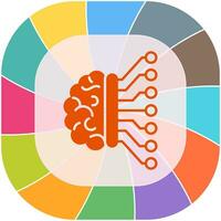 Vektorsymbol für maschinelles Lernen vektor