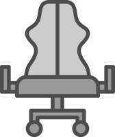 Spielen Stuhl Vektor Symbol Design