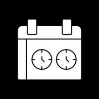 Zeitvektor-Icon-Design vektor