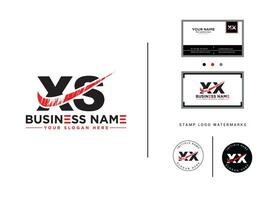 abstrakt xs Logo Symbol, Alphabet xs Bürste Brief Logo zum Geschäft vektor